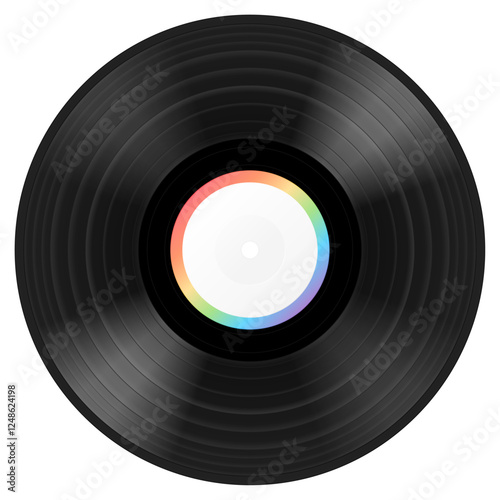 Vinyl LP. Vector illustration.