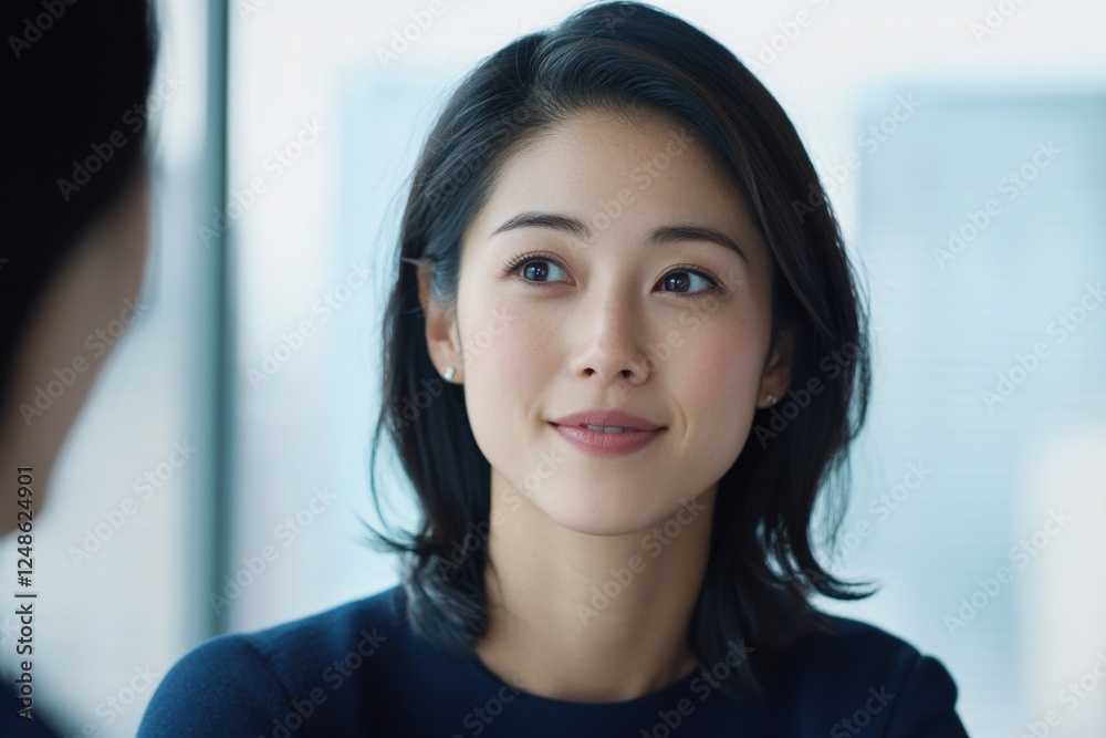 portrait of a business woman in professional setting portrait of a business woman in professional setting