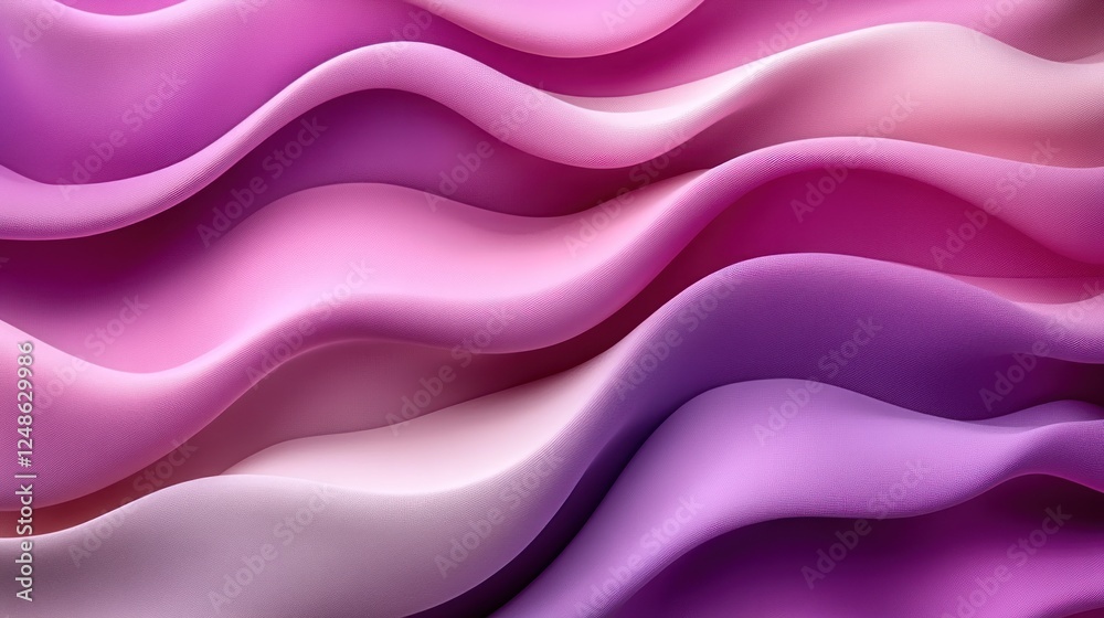 Obraz premium Abstract pink and purple wavy background.
