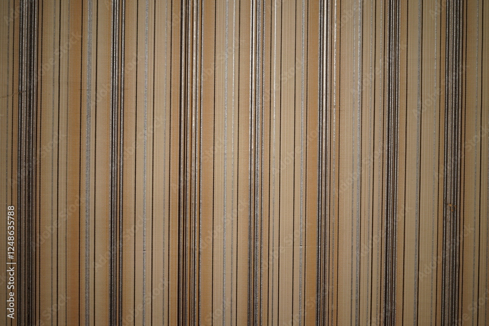 Obraz premium Elegant striped wallpaper in warm tones for home decor enhancement