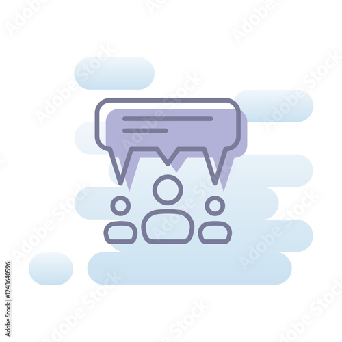 Public Relation vector icon