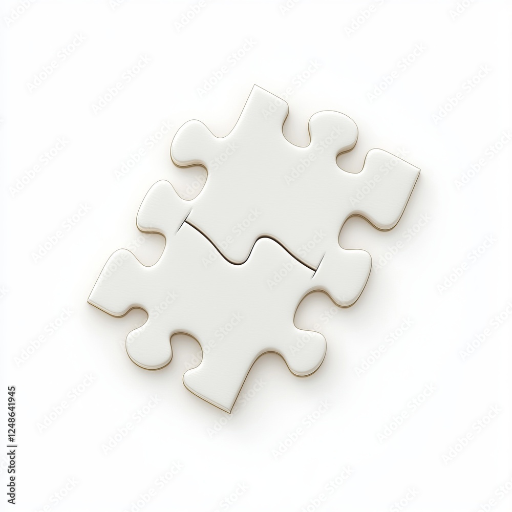 Two Interlocking Puzzle Pieces: A Simple Yet Engaging Visual Representation of Connection and Solution Two Interlocking Puzzle Pieces: A Simple Yet Engaging Visual Representation of Connection and Solution