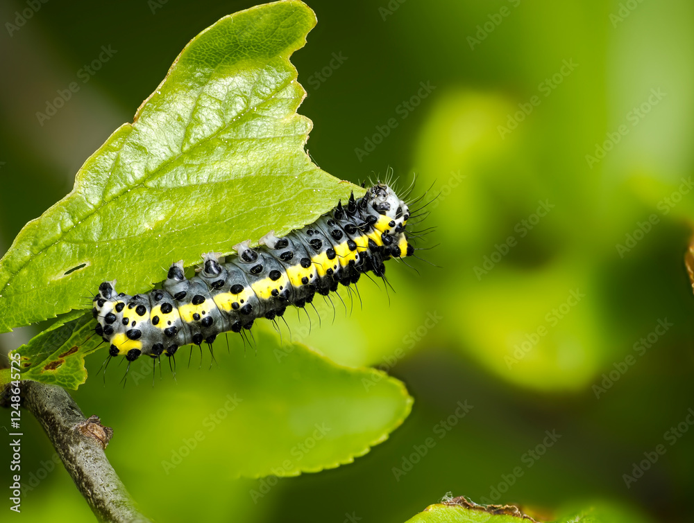 Blaukopf (Diloba caeruleocephala), auch Brillenvogel Blaukopf (Diloba caeruleocephala), auch Brillenvogel