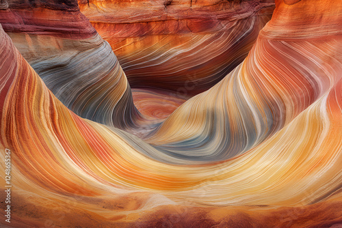 Antelope Canyon in northern Arizona, USA, is magnificent from a geographical point of view. Look at the waves on the orange rock.