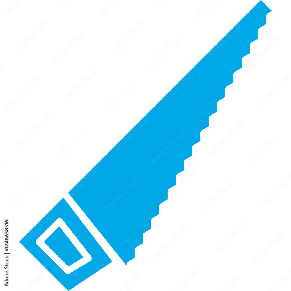 Handsaw icon single vector illustration Handsaw icon single vector illustration