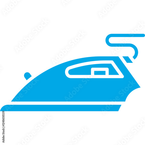 Ironing icon single vector illustration