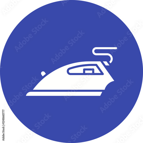 Ironing icon single vector illustration