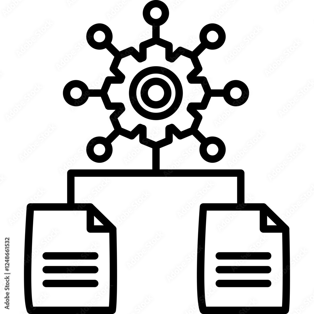 Fototapeta premium Conceptual Frameworks Icon