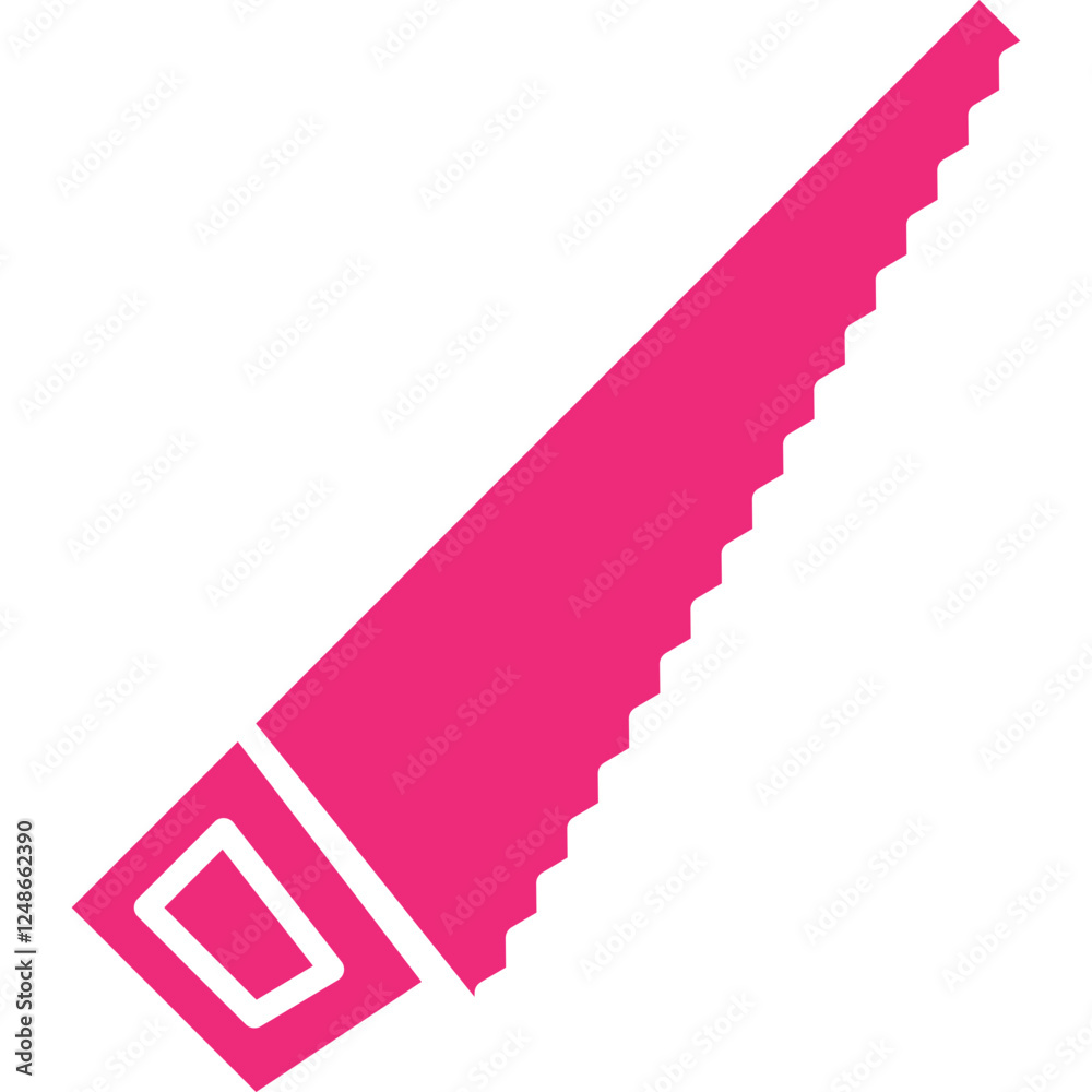 Handsaw icon single vector illustration Handsaw icon single vector illustration