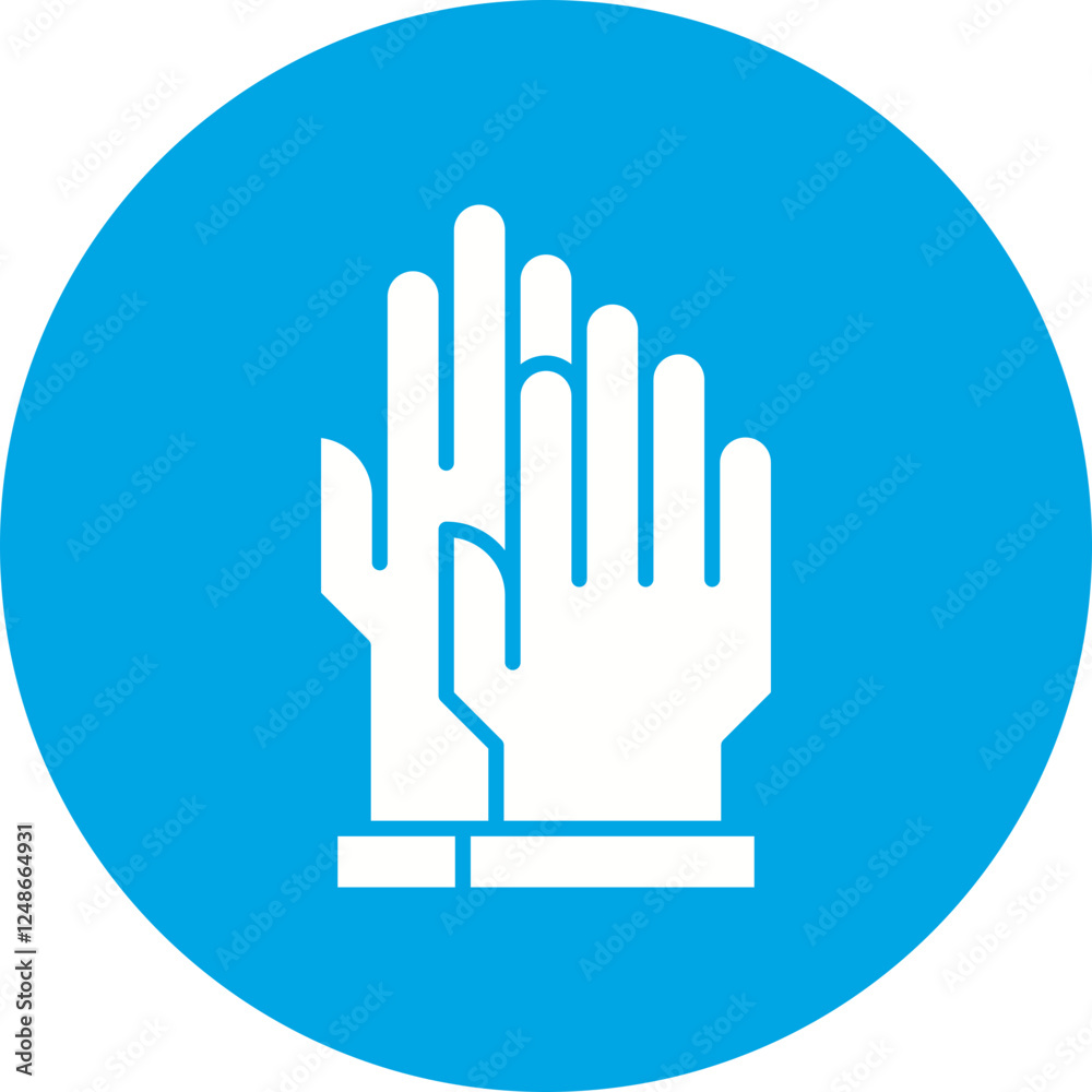 Gloves icon single vector illustration Gloves icon single vector illustration