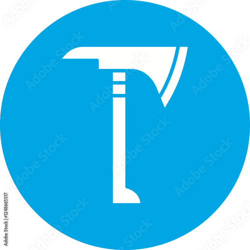 Axe icon single vector illustration