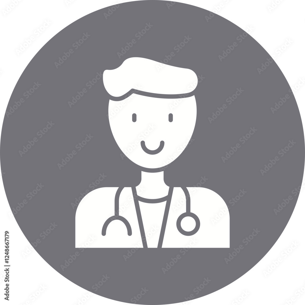 Doctor icon single vector illustration Doctor icon single vector illustration