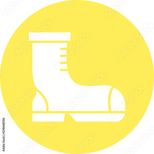 Boots icon single vector illustration