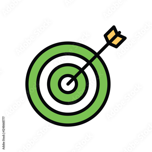 Objective vector icon