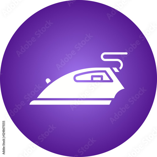 Ironing icon single vector illustration
