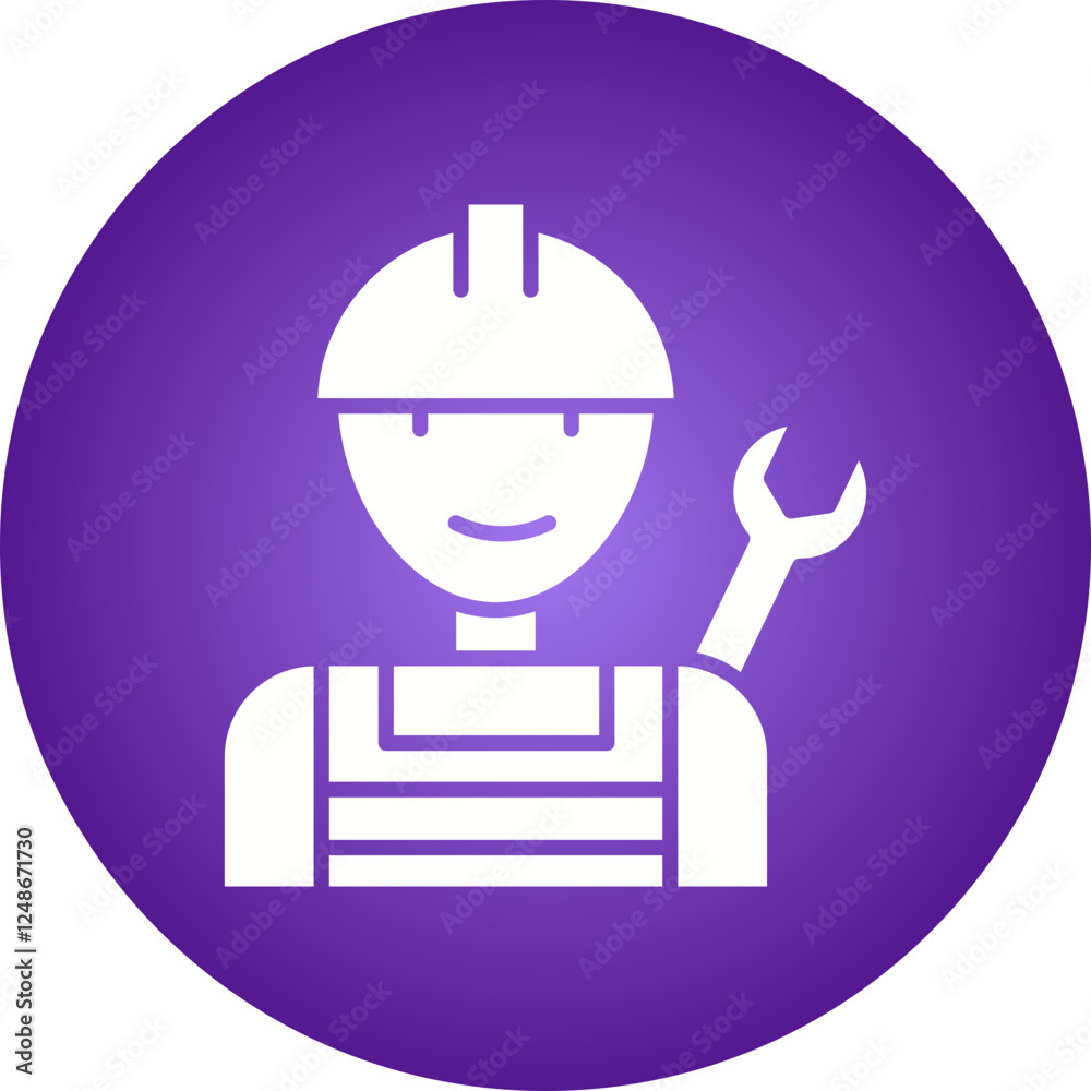 Plumber icon single vector illustration Plumber icon single vector illustration