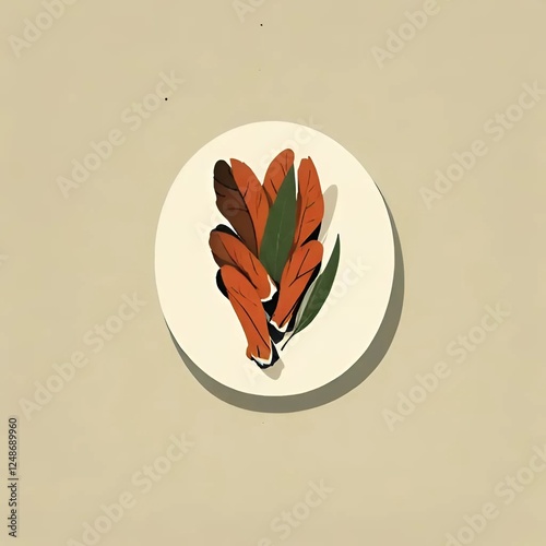 vector illustration of a restaurant menu design