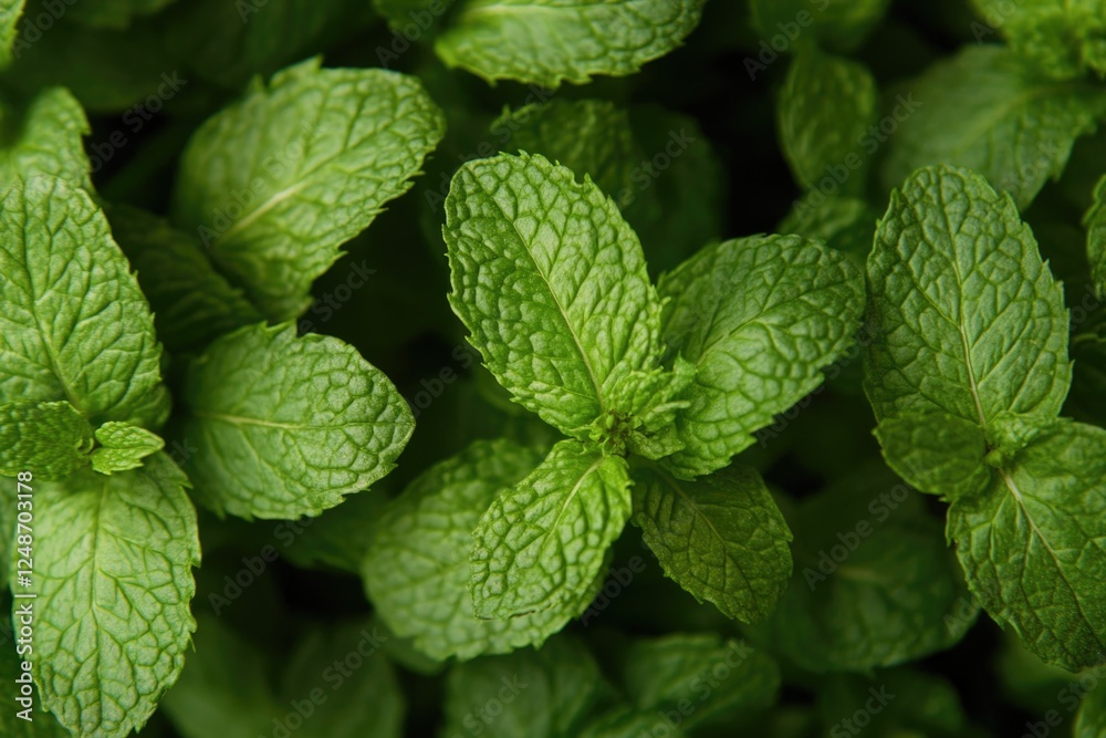 A detailed view of several green leaves, ideal for environmental or botanical uses A detailed view of several green leaves, ideal for environmental or botanical uses