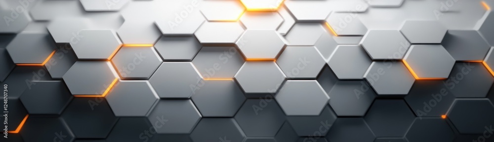 Minimalist Abstract Hexagonal Pattern Background with Soft Lighting and Geometric Symmetry Minimalist Abstract Hexagonal Pattern Background with Soft Lighting and Geometric Symmetry