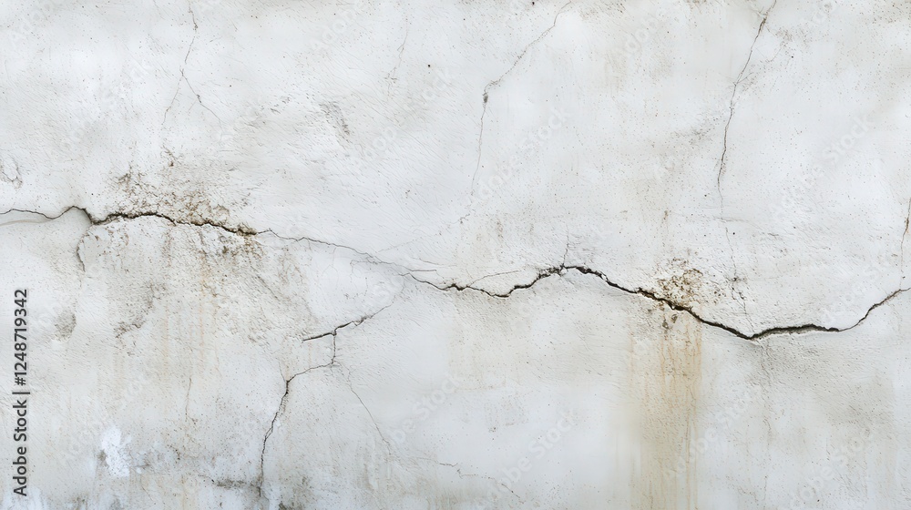 Fototapeta premium A Detailed View of a Weathered, Cracked Wall