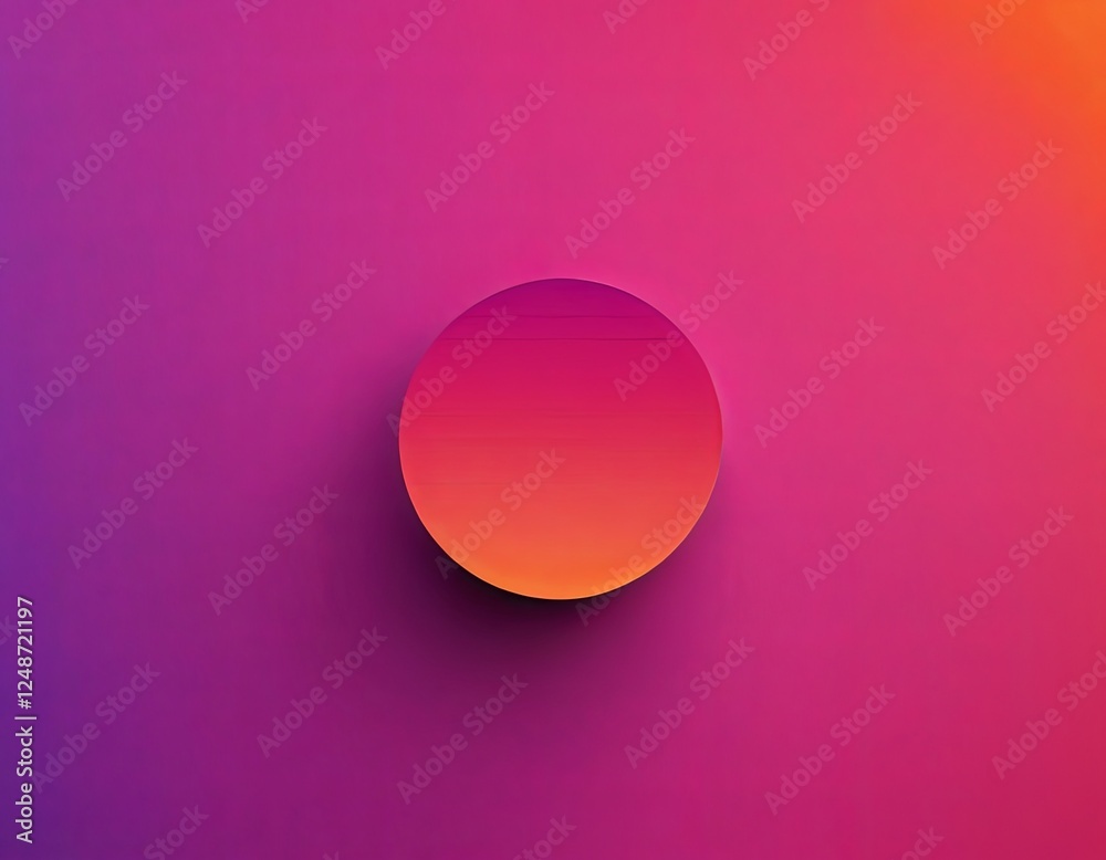 A vibrant circular gradient on a vivid pink and orange background. A vibrant circular gradient on a vivid pink and orange background.