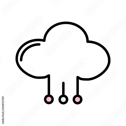 Cloud Computing Icon Design