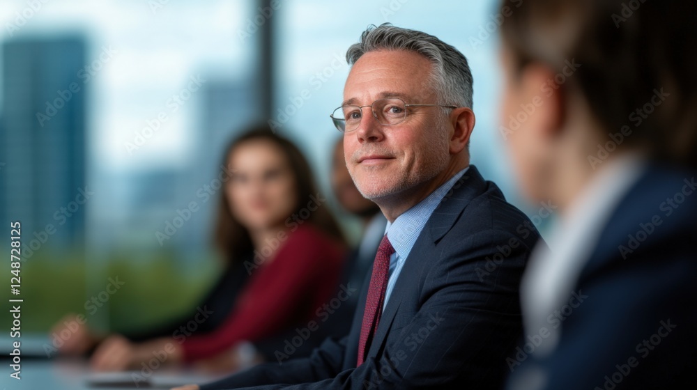 group of business professionals in a meeting group of business professionals in a meeting