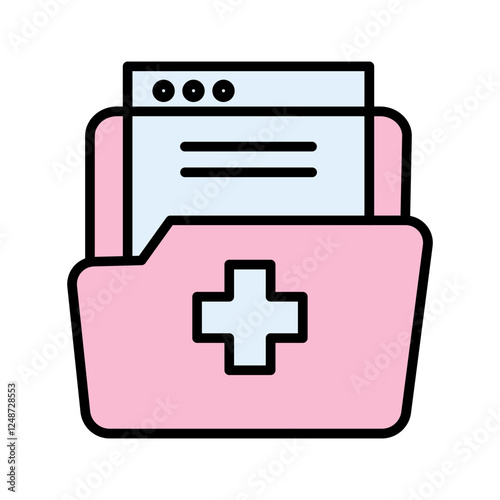Electronic Records Icon Design