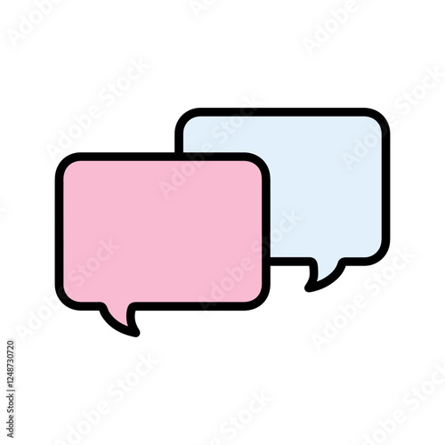 Message Bubble Icon Design