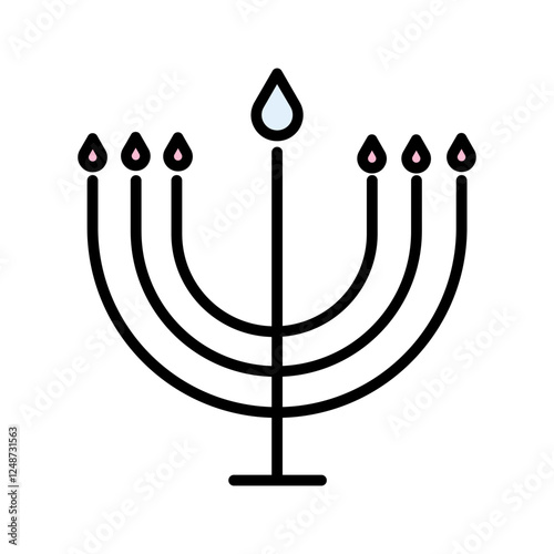 Hanukkah Icon Design
