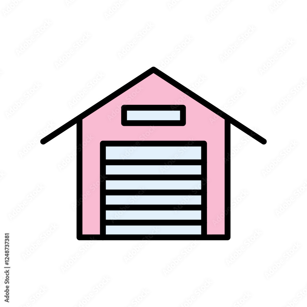 Garage Icon Design Garage Icon Design