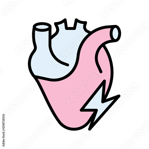 Heart Attack Icon Design