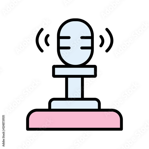 Gaming Microphone Icon Design