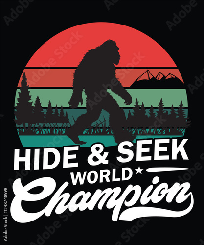 Hide & Seek World Champion.  Graphic Design