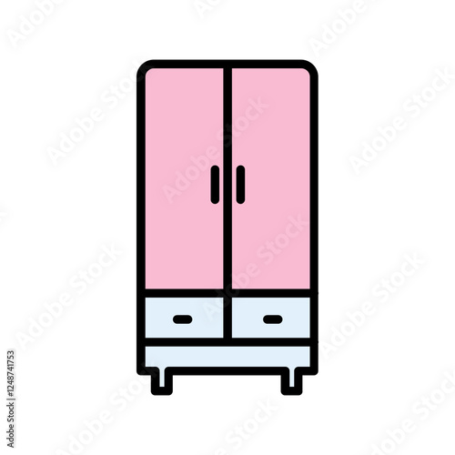 Cabinet Drawer Icon Design