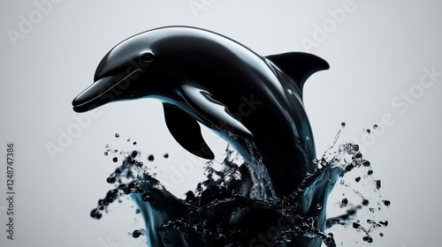 Wallpaper Mural Dolphin portrait while looking at you with open mouth Torontodigital.ca