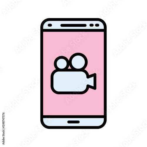 Video Recorder Icon Design