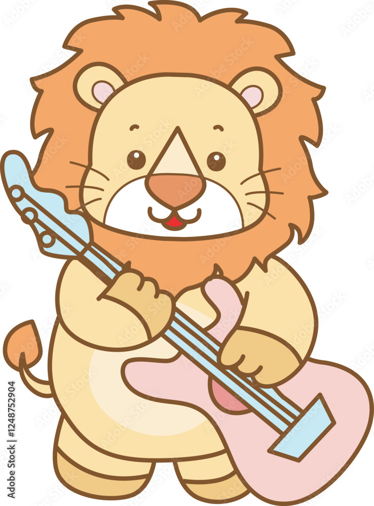 Cute Lion vector icon. Funny baby Lion animal series stock illustration. life of fluffy Lion designs. Cute Lion vector icon. Funny baby Lion animal series stock illustration. life of fluffy Lion designs.