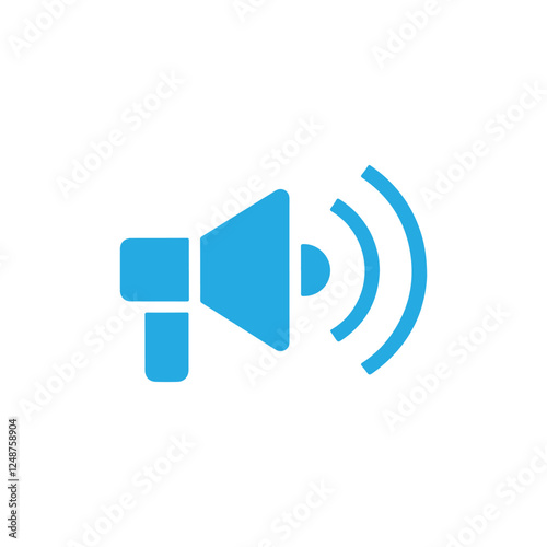 Electrical Energy Loud Speaker Vector Icon