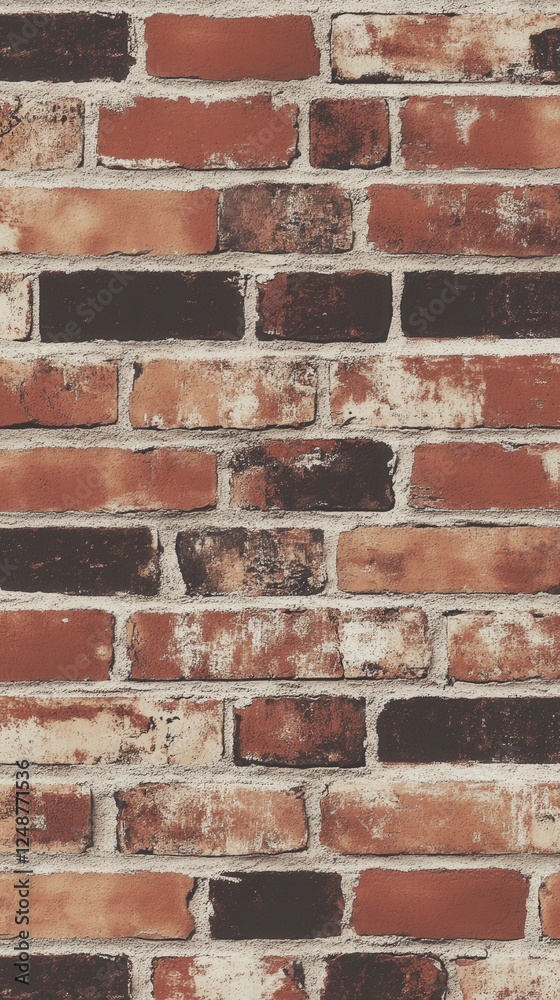 Fototapeta premium Rustic Aged Brick Wall Texture - Stunning Vintage Design