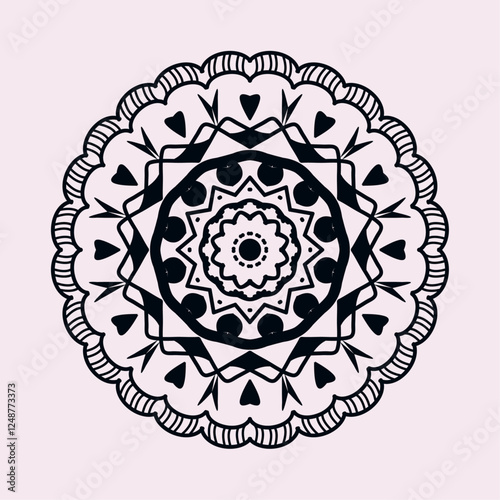 mandala round ornament