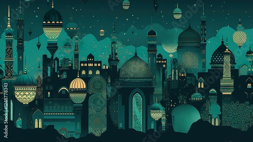 Eid al-Adha, also known as the Feast of Sacrifice, is an important Islamic celebration that commemorates the willingness of Prophet Ibrahim to sacrifice his son  HD 8K wallpaper Photographic Image