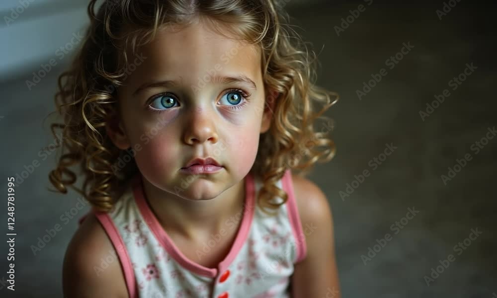 Contemplative Little Girl Lost in Thought Contemplative Little Girl Lost in Thought