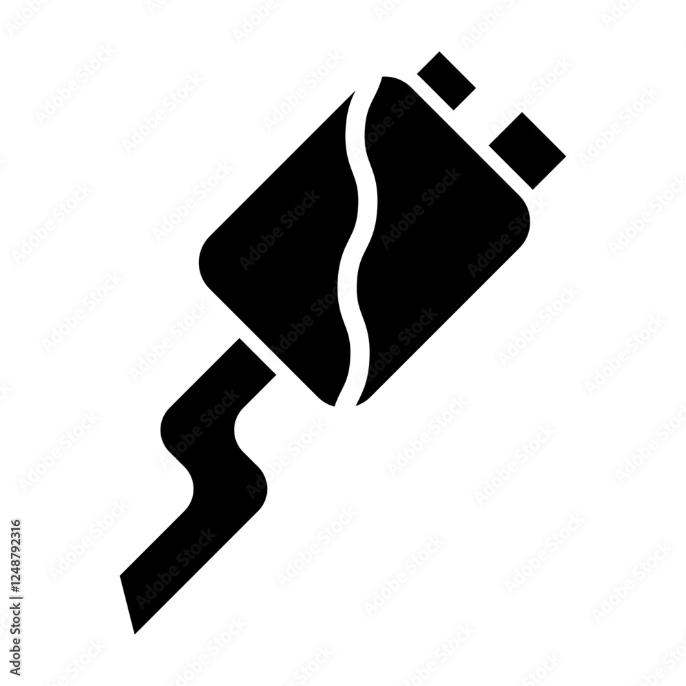 Exhaust Pipe Vector Glyph Icon Design Design Exhaust Pipe Vector Glyph Icon Design Design