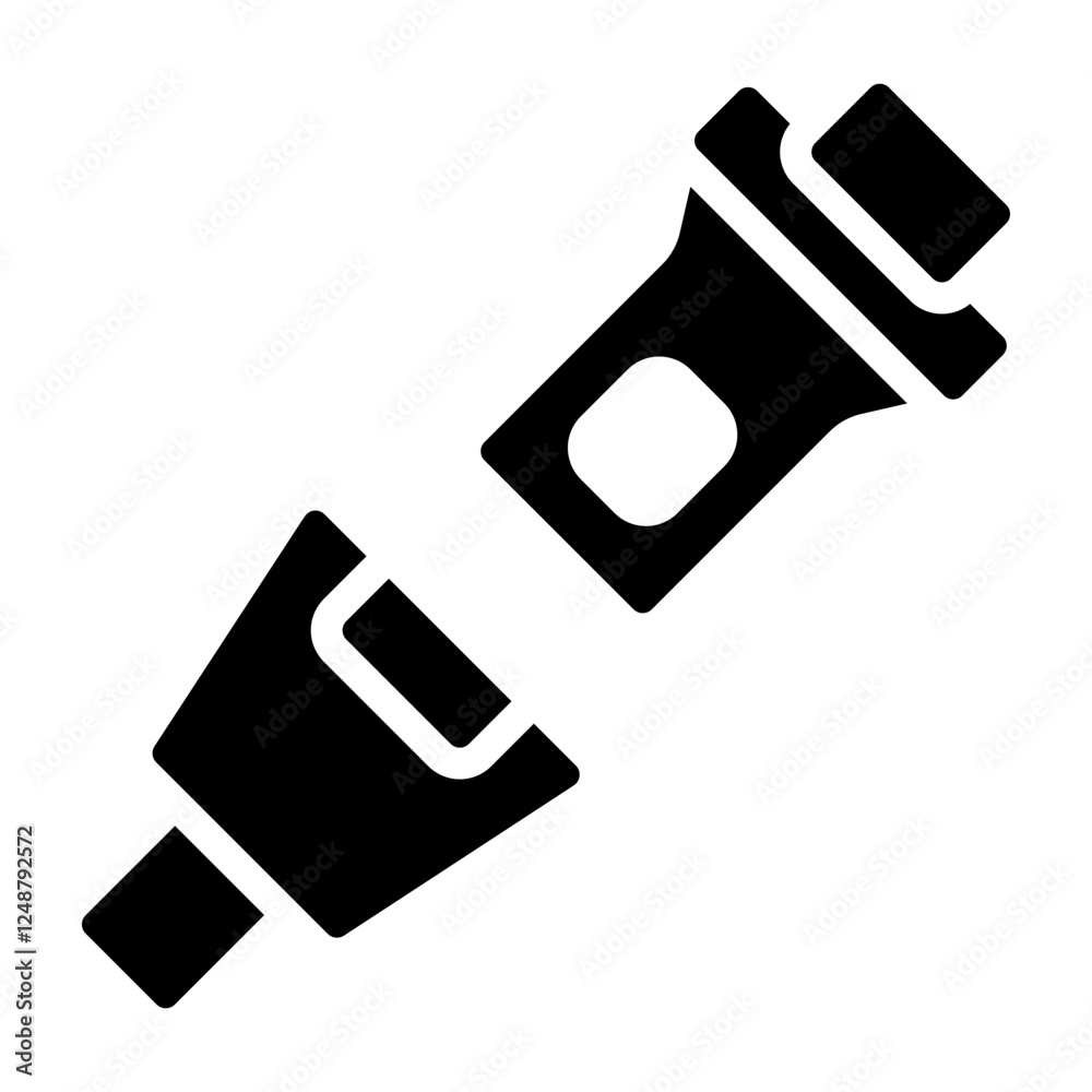 Seat Belt Vector Glyph Icon Design Design Seat Belt Vector Glyph Icon Design Design