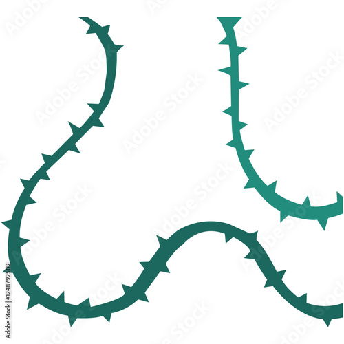 Twig Thorns Illustration