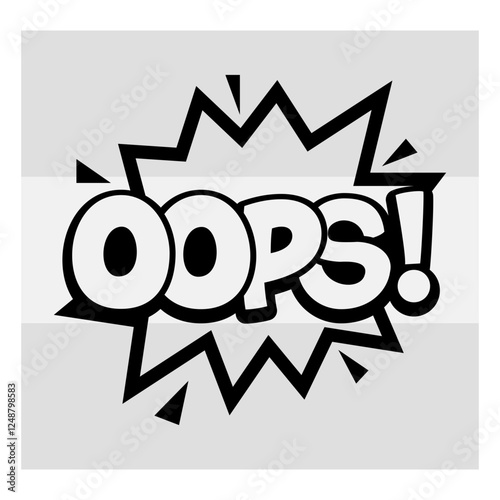 oops Action Signs Svg, Boom Svg,  Wow Svg, WTF Svg, Omg Svg, Paw Svg, Comic Book Cut File, Comic Speech, Clipart, Vector