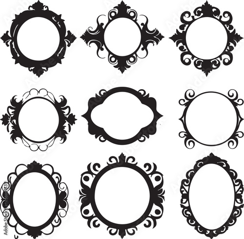 set of vintage frames