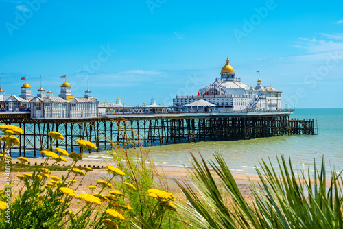 Obraz na płótnie Eastbourne Pier view. East Sussex, England w salonie