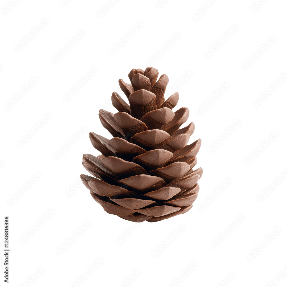 Detailed pine cone on a white isolated background. Detailed pine cone on a white isolated background.